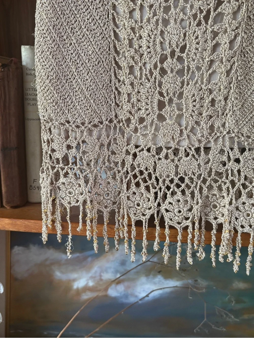 Vintage Boho Chic Fringe Tank M - Picture 3 of 5